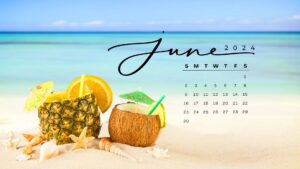 June 2024 Calendar Wallpapers