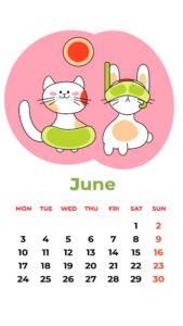 June Calendar 2024 Wallpapers