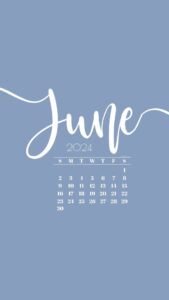 June Calendar 2024 Wallpapers