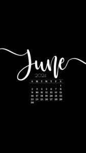 June Calendar 2024 Wallpapers