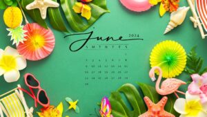 June Calendar 2024 Wallpapers