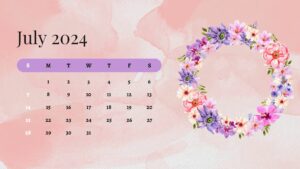 July 2024 Calendar Wallpapers